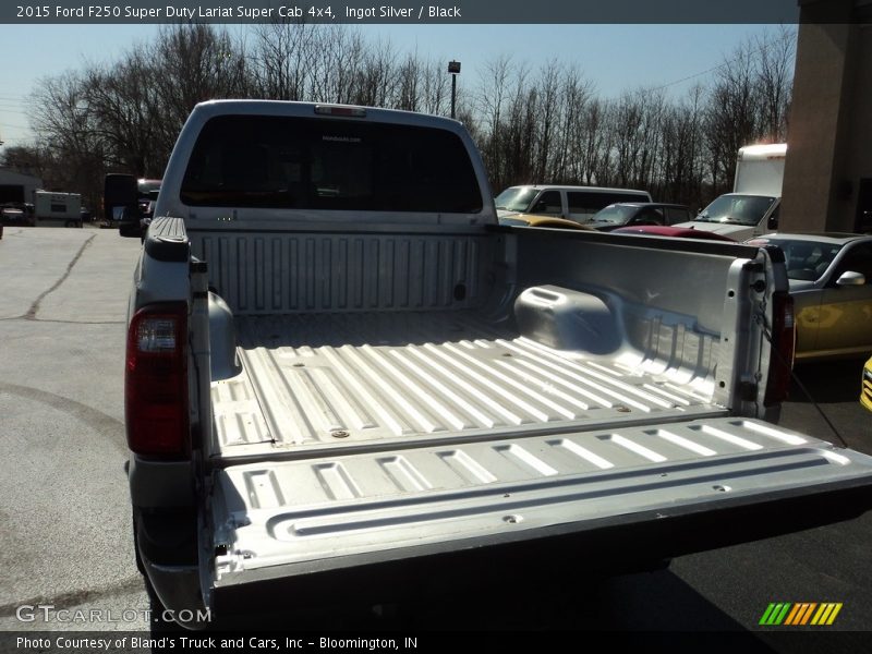 Ingot Silver / Black 2015 Ford F250 Super Duty Lariat Super Cab 4x4