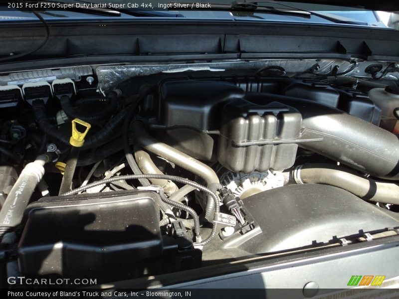 Ingot Silver / Black 2015 Ford F250 Super Duty Lariat Super Cab 4x4