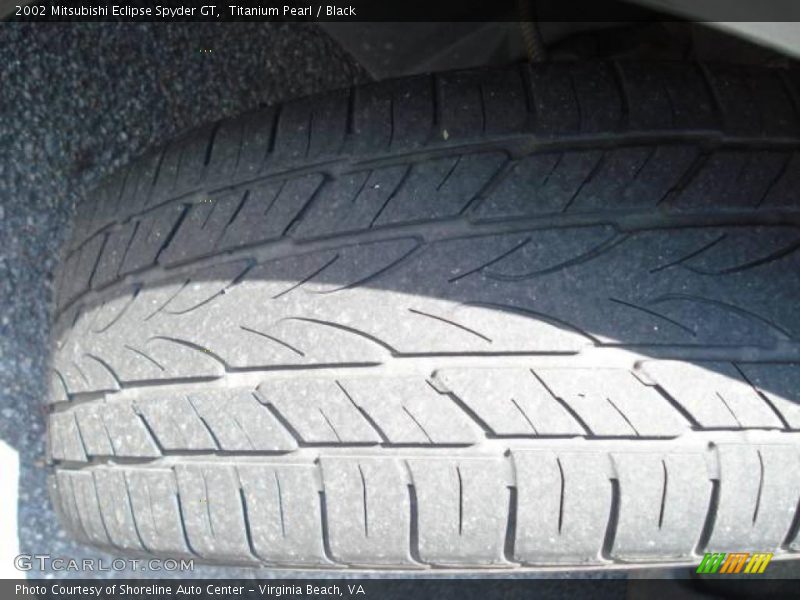 Titanium Pearl / Black 2002 Mitsubishi Eclipse Spyder GT