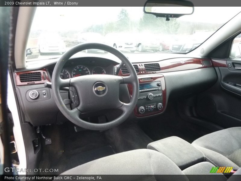 White / Ebony 2009 Chevrolet Impala LT