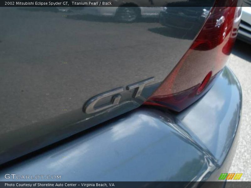 Titanium Pearl / Black 2002 Mitsubishi Eclipse Spyder GT