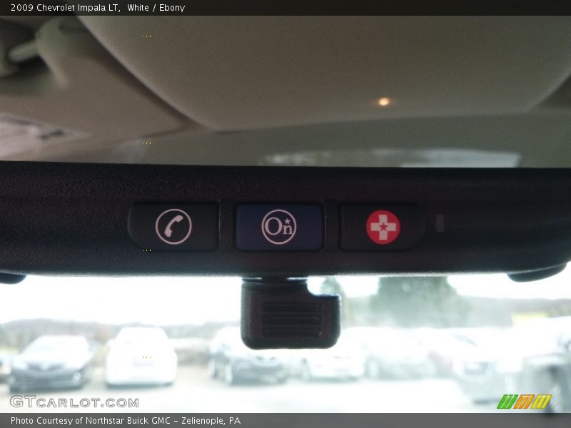 White / Ebony 2009 Chevrolet Impala LT