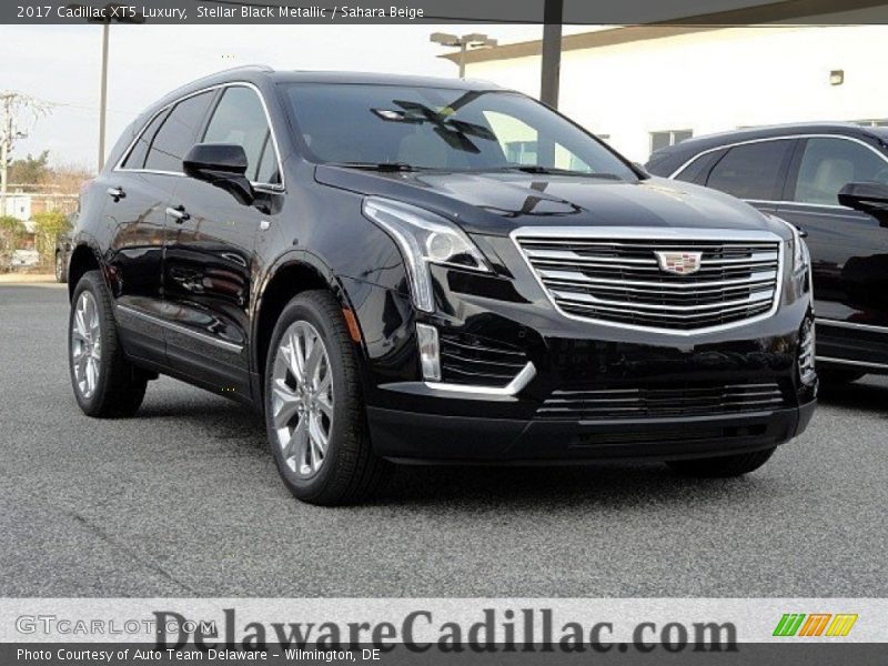 Stellar Black Metallic / Sahara Beige 2017 Cadillac XT5 Luxury
