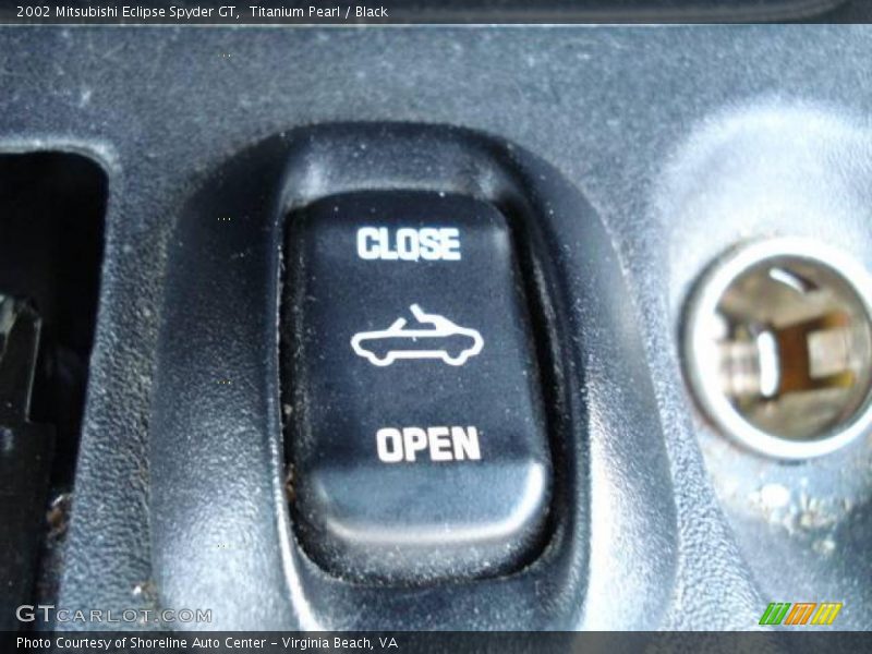 Titanium Pearl / Black 2002 Mitsubishi Eclipse Spyder GT