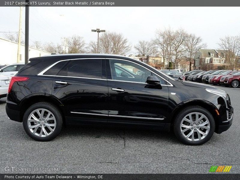 Stellar Black Metallic / Sahara Beige 2017 Cadillac XT5 Luxury