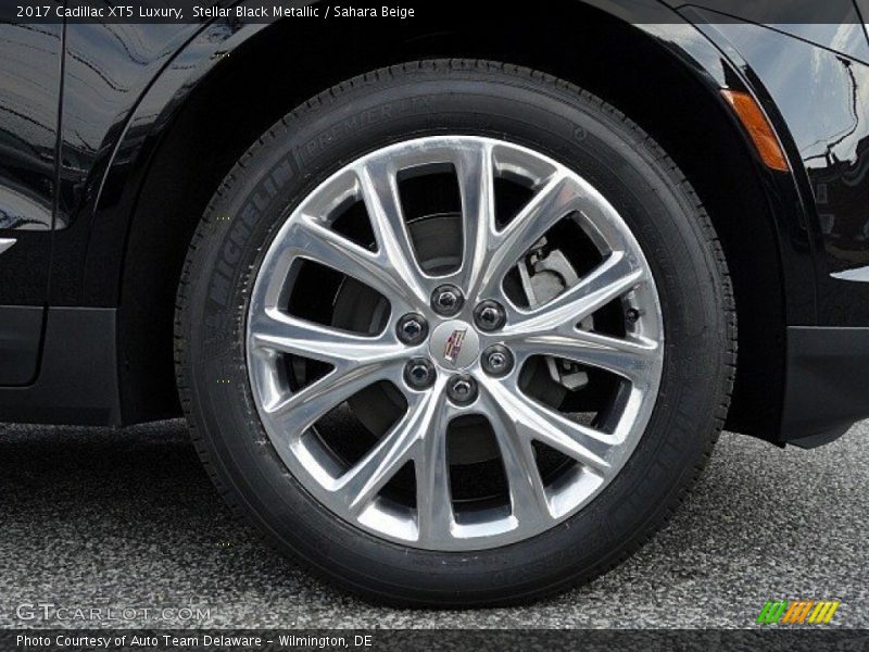 Stellar Black Metallic / Sahara Beige 2017 Cadillac XT5 Luxury