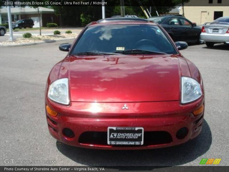 Ultra Red Pearl / Midnight 2003 Mitsubishi Eclipse GS Coupe
