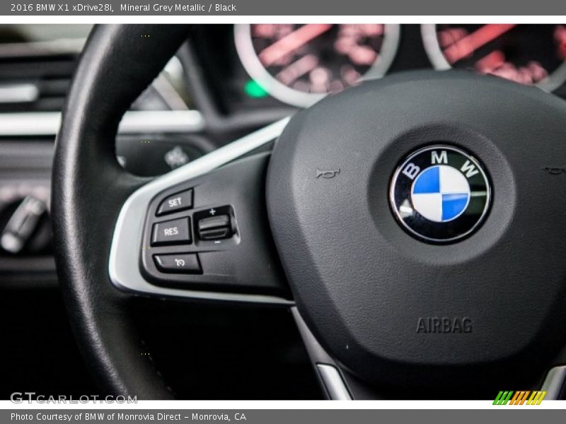 Mineral Grey Metallic / Black 2016 BMW X1 xDrive28i