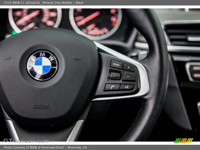Mineral Grey Metallic / Black 2016 BMW X1 xDrive28i