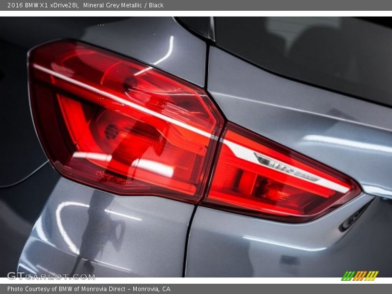 Mineral Grey Metallic / Black 2016 BMW X1 xDrive28i