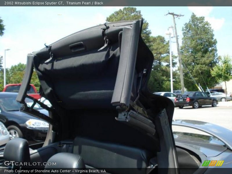 Titanium Pearl / Black 2002 Mitsubishi Eclipse Spyder GT