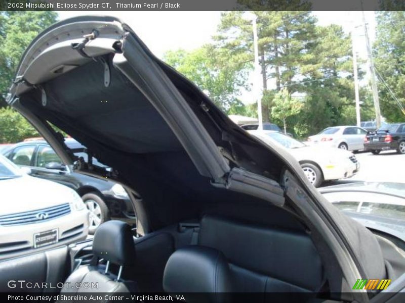 Titanium Pearl / Black 2002 Mitsubishi Eclipse Spyder GT