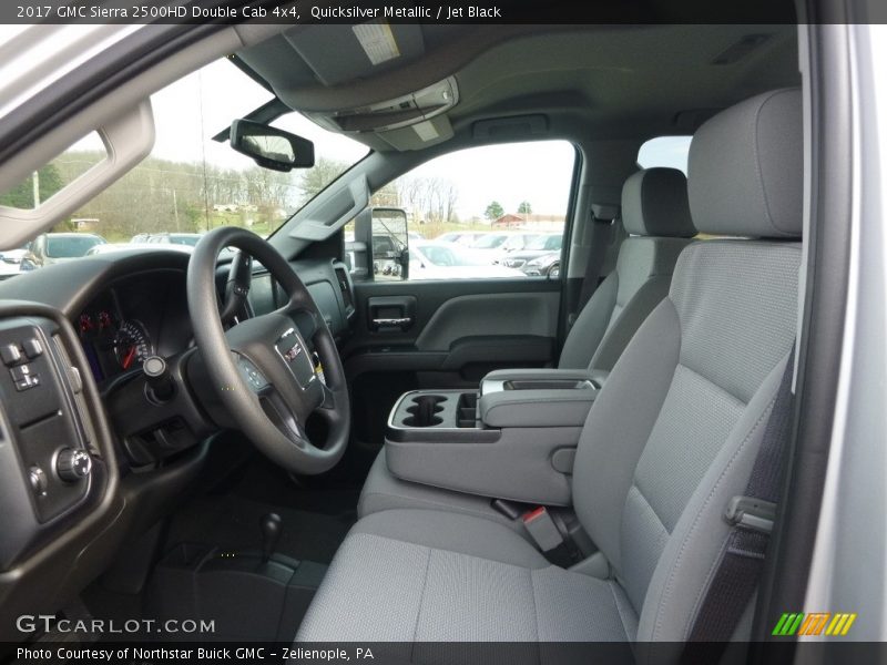 Quicksilver Metallic / Jet Black 2017 GMC Sierra 2500HD Double Cab 4x4