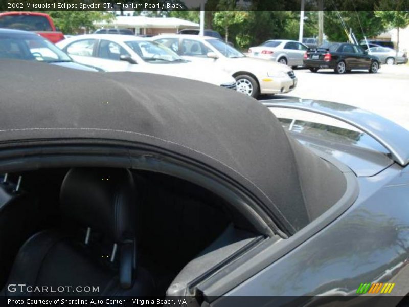 Titanium Pearl / Black 2002 Mitsubishi Eclipse Spyder GT
