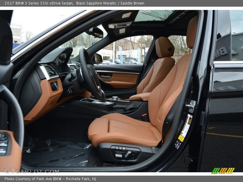 Front Seat of 2017 3 Series 330i xDrive Sedan