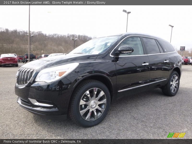 Ebony Twilight Metallic / Ebony/Ebony 2017 Buick Enclave Leather AWD