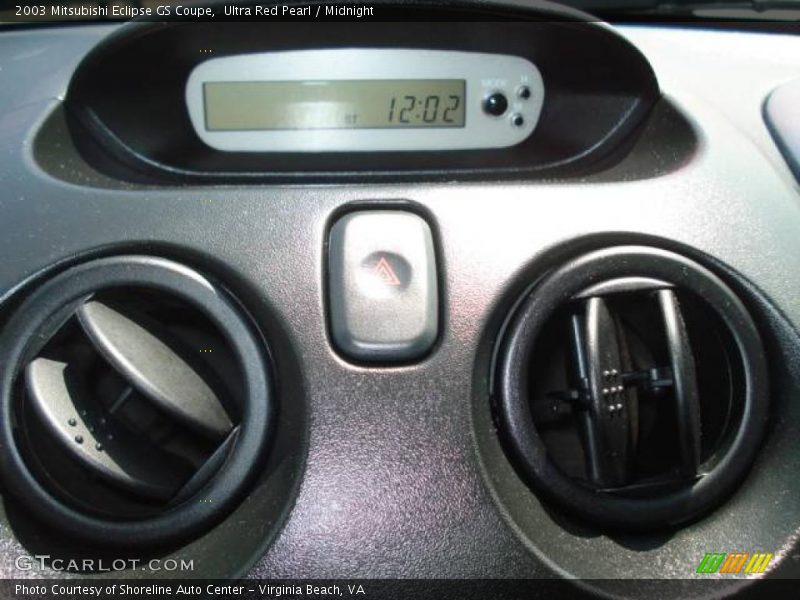 Ultra Red Pearl / Midnight 2003 Mitsubishi Eclipse GS Coupe