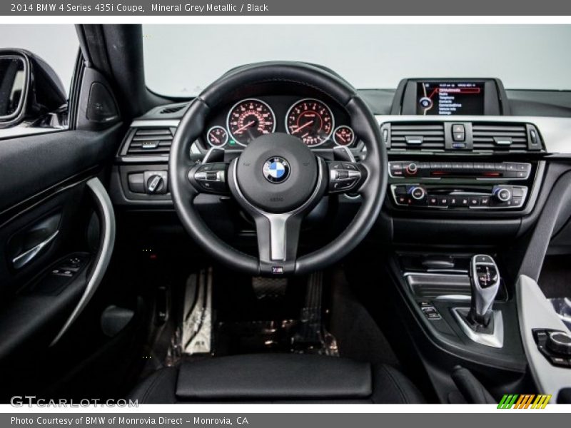 Mineral Grey Metallic / Black 2014 BMW 4 Series 435i Coupe