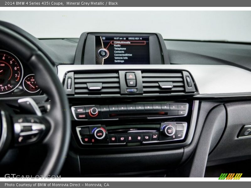 Mineral Grey Metallic / Black 2014 BMW 4 Series 435i Coupe