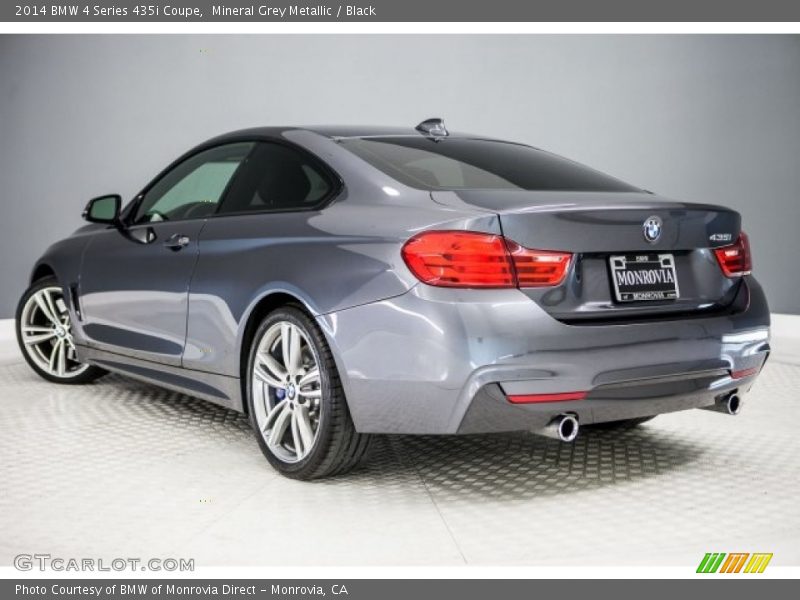 Mineral Grey Metallic / Black 2014 BMW 4 Series 435i Coupe