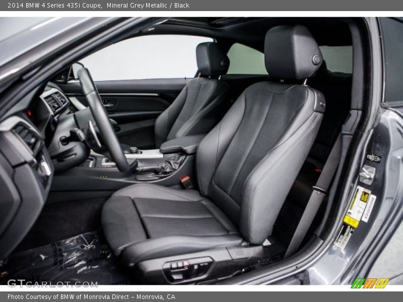 Mineral Grey Metallic / Black 2014 BMW 4 Series 435i Coupe