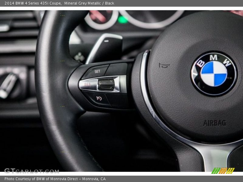 Mineral Grey Metallic / Black 2014 BMW 4 Series 435i Coupe