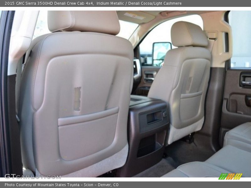 Iridium Metallic / Denali Cocoa/Light Cashmere 2015 GMC Sierra 3500HD Denali Crew Cab 4x4