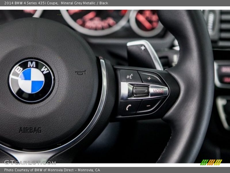 Mineral Grey Metallic / Black 2014 BMW 4 Series 435i Coupe