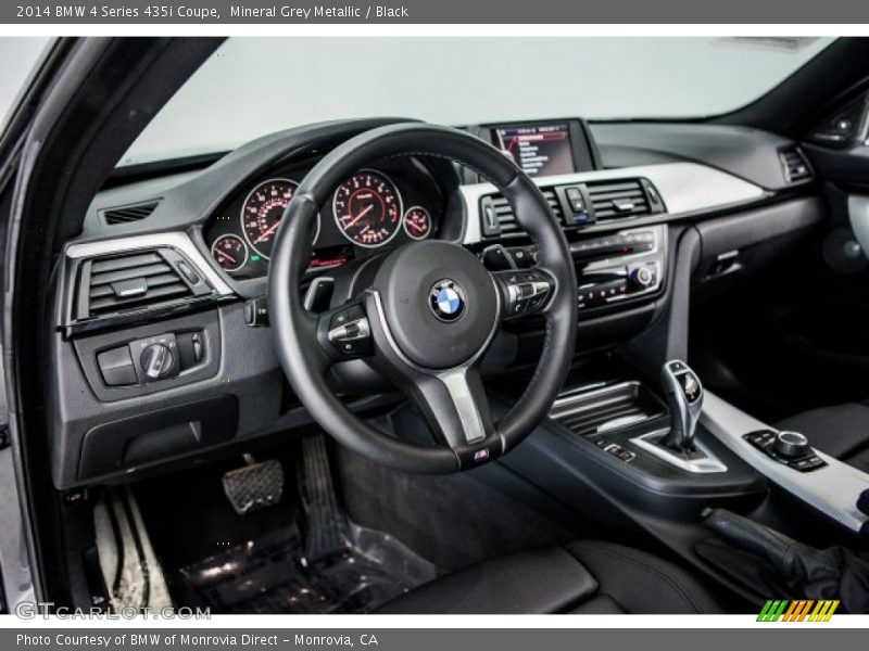 Mineral Grey Metallic / Black 2014 BMW 4 Series 435i Coupe