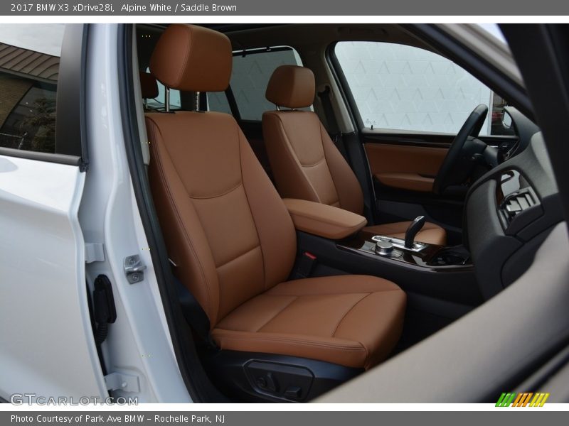 Alpine White / Saddle Brown 2017 BMW X3 xDrive28i