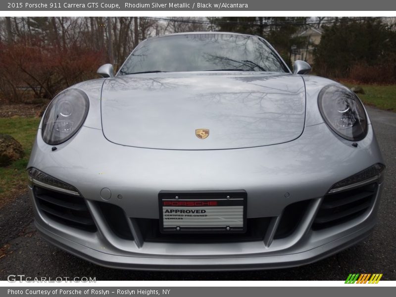 Rhodium Silver Metallic / Black w/Alcantara 2015 Porsche 911 Carrera GTS Coupe