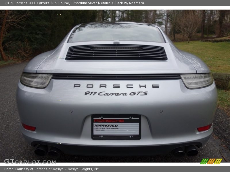 Rhodium Silver Metallic / Black w/Alcantara 2015 Porsche 911 Carrera GTS Coupe
