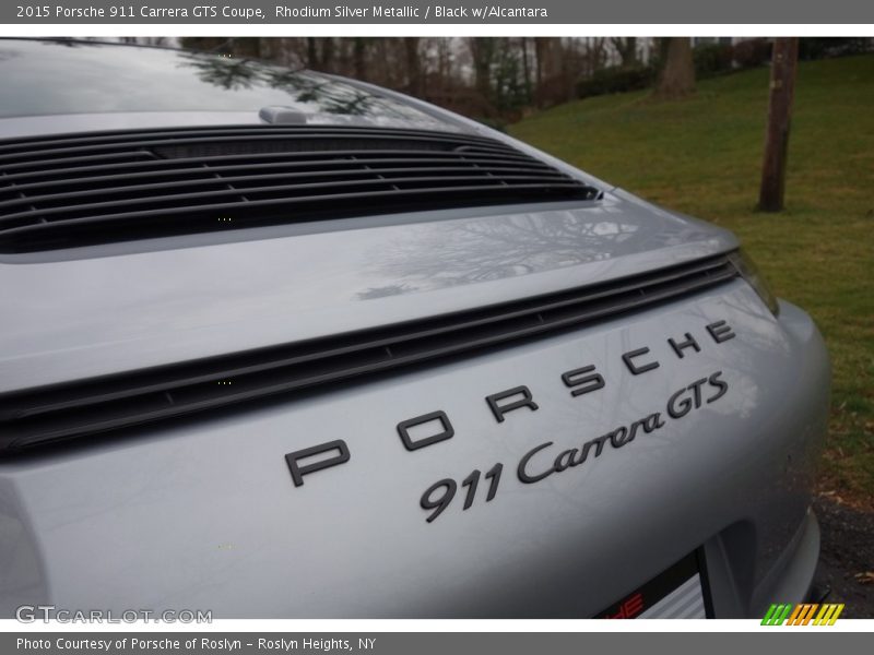 Rhodium Silver Metallic / Black w/Alcantara 2015 Porsche 911 Carrera GTS Coupe