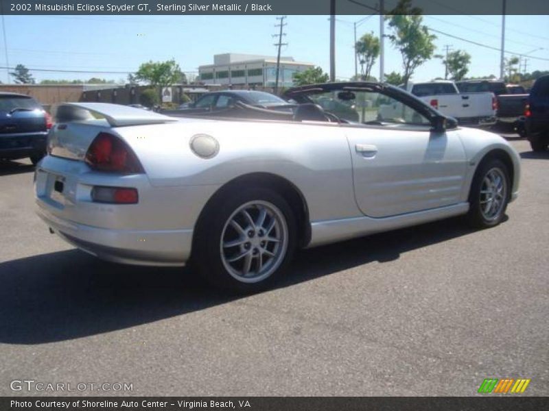 Sterling Silver Metallic / Black 2002 Mitsubishi Eclipse Spyder GT