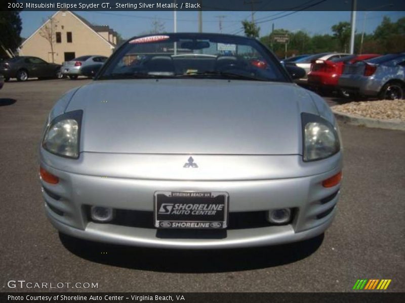 Sterling Silver Metallic / Black 2002 Mitsubishi Eclipse Spyder GT