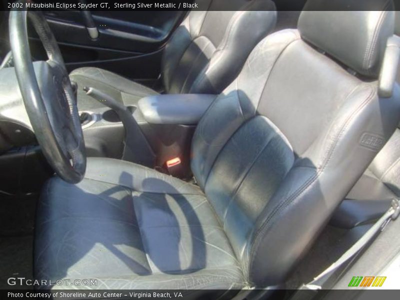 Sterling Silver Metallic / Black 2002 Mitsubishi Eclipse Spyder GT