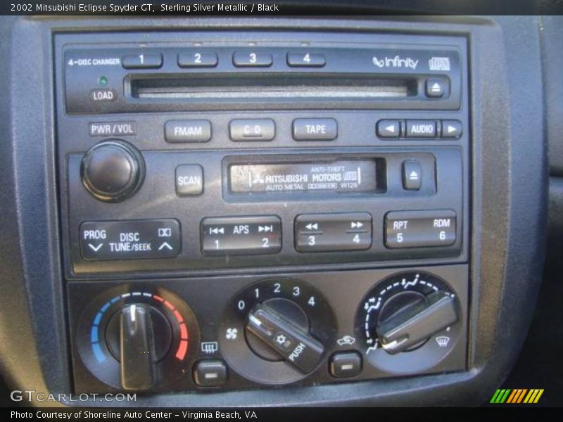 Sterling Silver Metallic / Black 2002 Mitsubishi Eclipse Spyder GT