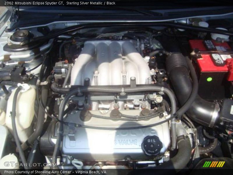 Sterling Silver Metallic / Black 2002 Mitsubishi Eclipse Spyder GT