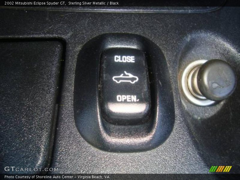 Sterling Silver Metallic / Black 2002 Mitsubishi Eclipse Spyder GT