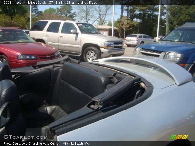 Sterling Silver Metallic / Black 2002 Mitsubishi Eclipse Spyder GT