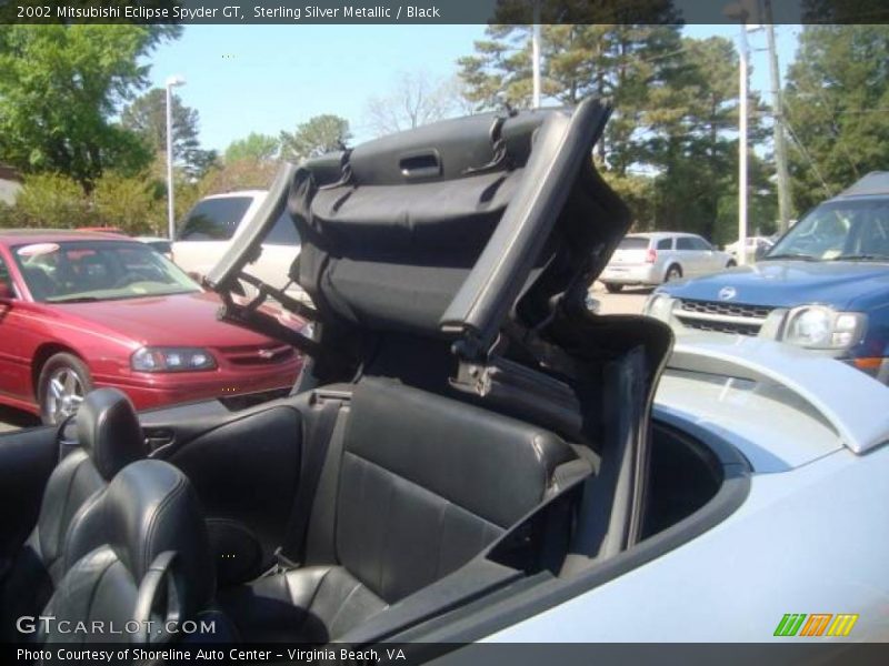 Sterling Silver Metallic / Black 2002 Mitsubishi Eclipse Spyder GT