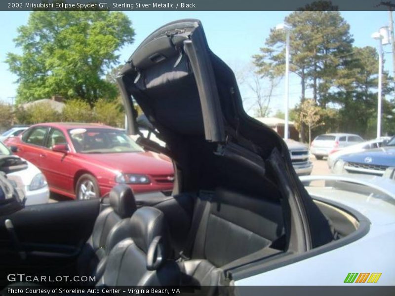 Sterling Silver Metallic / Black 2002 Mitsubishi Eclipse Spyder GT