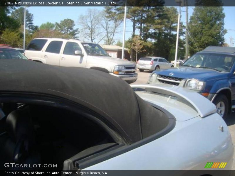 Sterling Silver Metallic / Black 2002 Mitsubishi Eclipse Spyder GT