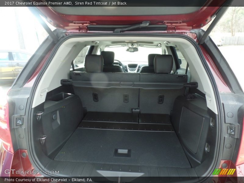 Siren Red Tintcoat / Jet Black 2017 Chevrolet Equinox Premier AWD