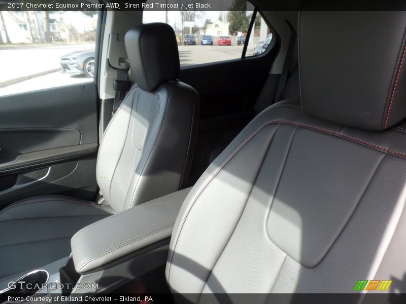 Siren Red Tintcoat / Jet Black 2017 Chevrolet Equinox Premier AWD