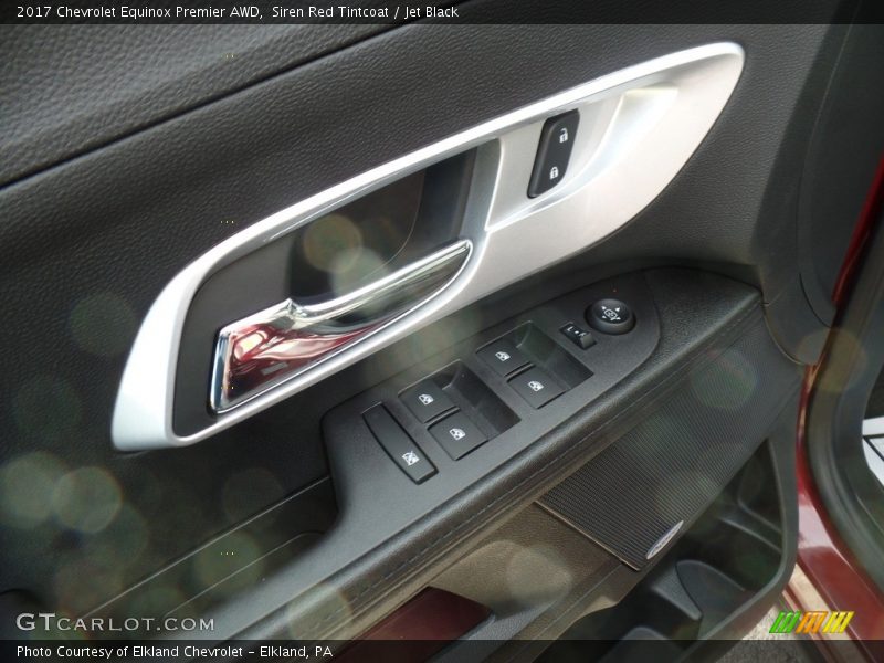 Siren Red Tintcoat / Jet Black 2017 Chevrolet Equinox Premier AWD