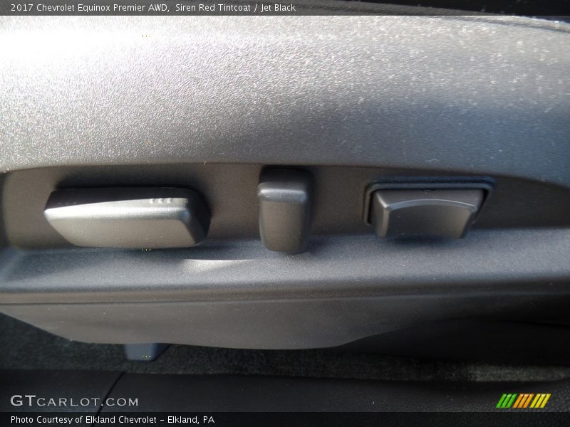 Siren Red Tintcoat / Jet Black 2017 Chevrolet Equinox Premier AWD