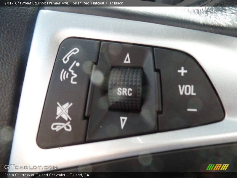 Siren Red Tintcoat / Jet Black 2017 Chevrolet Equinox Premier AWD