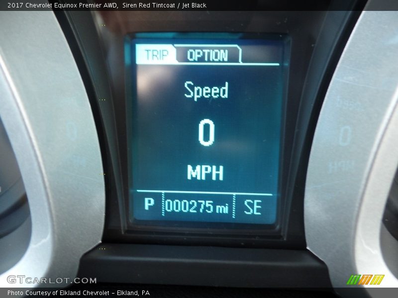 Siren Red Tintcoat / Jet Black 2017 Chevrolet Equinox Premier AWD