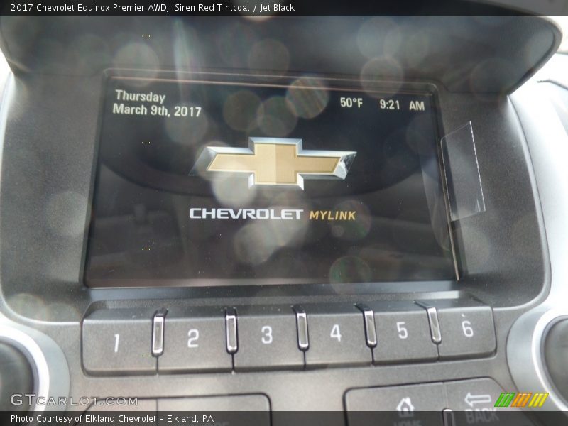 Siren Red Tintcoat / Jet Black 2017 Chevrolet Equinox Premier AWD